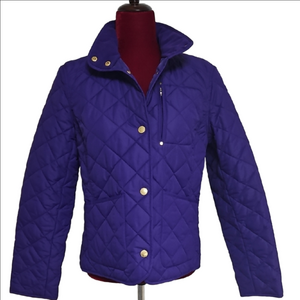 Lauren Ralph Lauren Women's Purple Quilted Jacket Size Medium